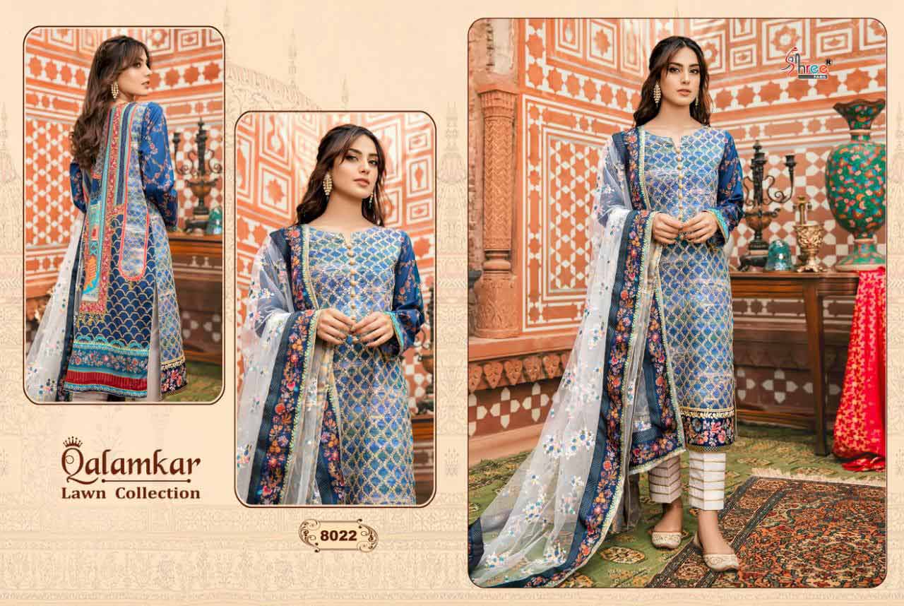 Shree Fabs Qalamkar Lawn Collection Cotton Suit Shree Fabs Qalamkar Lawn Collection Cotton Suit